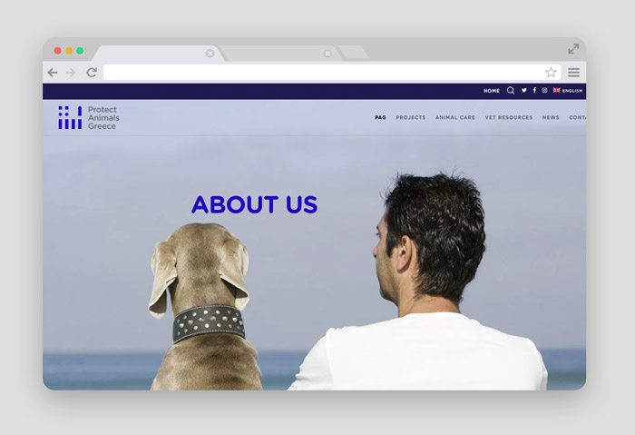 Protect Animals Greece Website